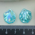 Acrylic Shell Flower Charm Pendants