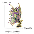 Enamel Butterfly Fairy Brooch in 2 Color Styles Metal Pin view 7