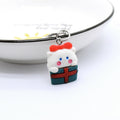Resin Christmas Charm Keychains Lobster Clasp 10 Styles view 7