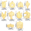 Enamel-Look Decorative Alloy Charms in 10 Styles for Jewelry Crafts view 2