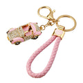 Mixed Jeweled Convertible Cute Car and Supercar Keychains in Fourteen Styles view 5