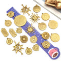 Gold-Tone Sun Metal Charms with 12 Listed Options for DIY Jewelry Making view 3