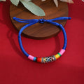 Ten Color Tibetan Pattern Bead Adjustable Woven Cord Bracelets view 8
