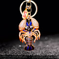 Crystal Fortune Lobster Keychains with Cords and Loose Braided Loops view 7