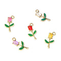 Colorful Rose Charms In 6 Styles For Jewelry Making view 10