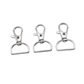 Swivel Lobster Clasps with Wide Strap Loops in Six Finishes view 7