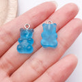 Blue Bear and Heart Glossy Charms with 39 Listed Options view 6