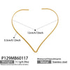 Gold Heart Collar
