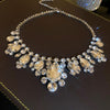 Silver Crystal Bib