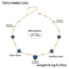 Blue Gold Necklace