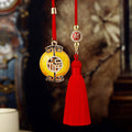 Mixed Ruyi Lock and Fortune Plaque Car Hangers in Four Options with Unlisted Pouch view 4