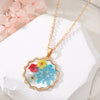 Blue Floral Star