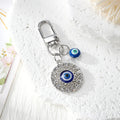 Silver Tone Blue Evil Eye Clip Charms in Ten Designs view 4