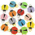 Enamel-Look Silver Gold Ladybug Alloy Charms in 14 Styles view 3