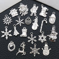 Silver-Tone Christmas Tree and Bell Metal Charms with 26 Listed Options view 3