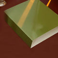 Olive Green Floating Jewelry Display Box And Matching Paper Sleeve view 6