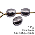 Hammered Irregular Spacer Beads in Two Antique Finishes view 5