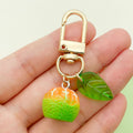Citrus Fruit Charm Keychains Featuring Fruit Across 8 Pictured Variations view 1