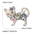 Enamel Cat Brooch Decorative Metal Pin For Jackets And Lapels view 6