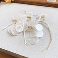 Shell Petal Ribbon Earrings in Polished Statement Design view 7