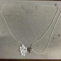 White Stone Grape Cluster Pendant Necklaces in Three Designs view 8