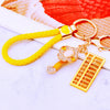 Yellow-Braided-Loop Gold-Ruyi-Abacus