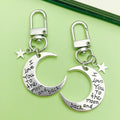 Celestial Charm Keychains Featuring Love Moon Clip Across 15 Pictured Variations view 3