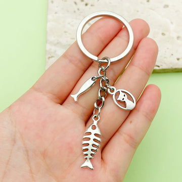 Cat Charm Keychains Featuring Dog Across 51 Pictured Variations