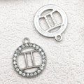 Metallic Zodiac Disc Metal Charms with 14 Listed Options view 10