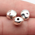 10x8.3x7.2mm 2.1g Antique Silver Zinc Alloy Hammered Irregular Loose Metal Beads for DIY Jewelry Making