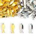 Crystal-Accented Gold Silver Decorative Alloy Beads in 2 Styles view 4