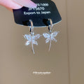 Silver Tone Crystal Floral Earrings and Pendant Necklace Assortment view 4