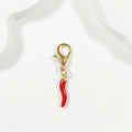 Colorful Enamel Long and Short Chili Pepper Lobster-Clasp Charms view 6