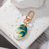Yellow Green Oval