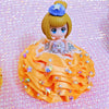 Warm-Orange Ballgown-Doll