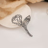 Gunmetal Rose Clip