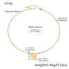 P745 Gold Necklace