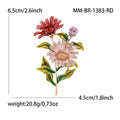 Daisy Bouquet Brooch with Enamel Flowers in Four Colors view 6