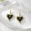 Black Cross Heart