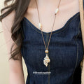 Brown Cord Coastal Charm Necklaces in Four Designs view 3