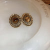 Sunburst Brown Studs