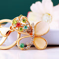 Mixed Lovebird Butterfly and Umbrella Keychains in Four Pictured Designs view 3