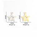 Crystal Open Star Charms in Six Enamel Colors and Two Metal Tones view 3