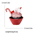 Polar Bear Cupcake Brooch With Decorative Crystal And Enamel Details view 5