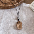 Woven Pendant Cord Necklaces in Four Rustic Shapes view 8