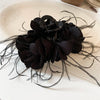 Black Feather Flowers