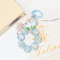 Tulip Bead Charm Keychain Phone Strap Four Pastel Colors view 7