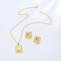 Sixty-One Gold Tone Sculptural Necklace and Earring Jewelry Sets view 1