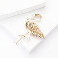 Crystal Flamingo Brooch With Red Or Turquoise Wings view 3