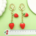 Strawberry Charm Keychains in 31 Pictured Variations for Bags and Keys view 2